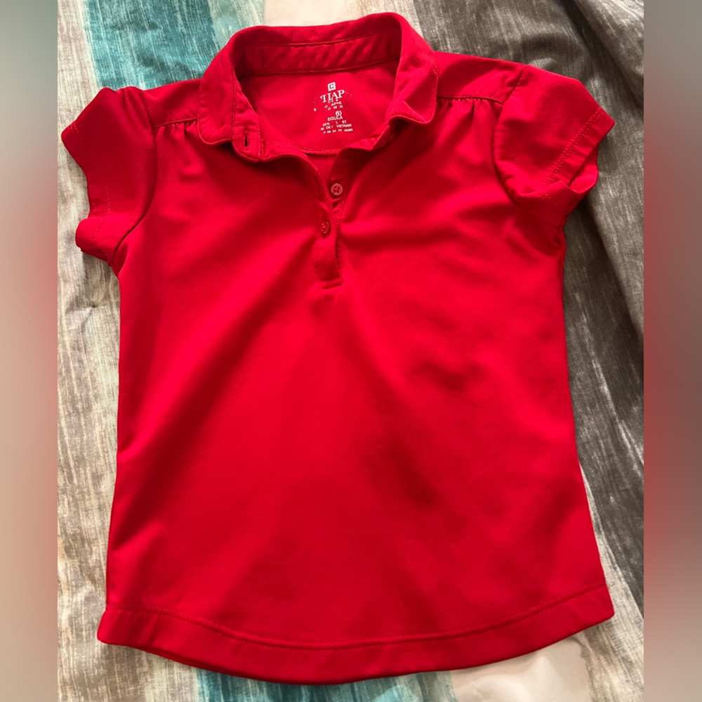 Kids Red Polo Shirt